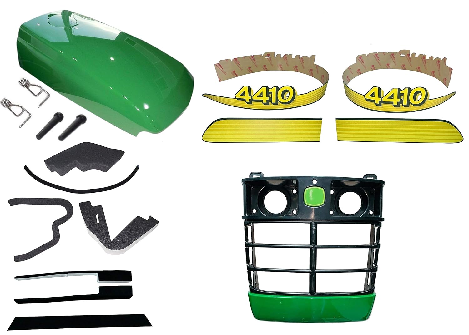 Lawn Mower Parts & Accessories New Upper Hood/ Fuel Door Kit/ Mounting