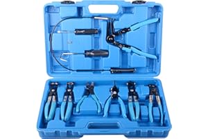 DAYUAN 9pcs Automotive Wire Long Reach Hose Clamp Pliers Set For Fuel Oil Water Hose