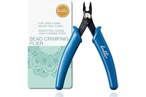 Beaditive Bead Crimping Plier for 2mm & 3mm Beads and Tubes | 5-Inch (Lake Blue)