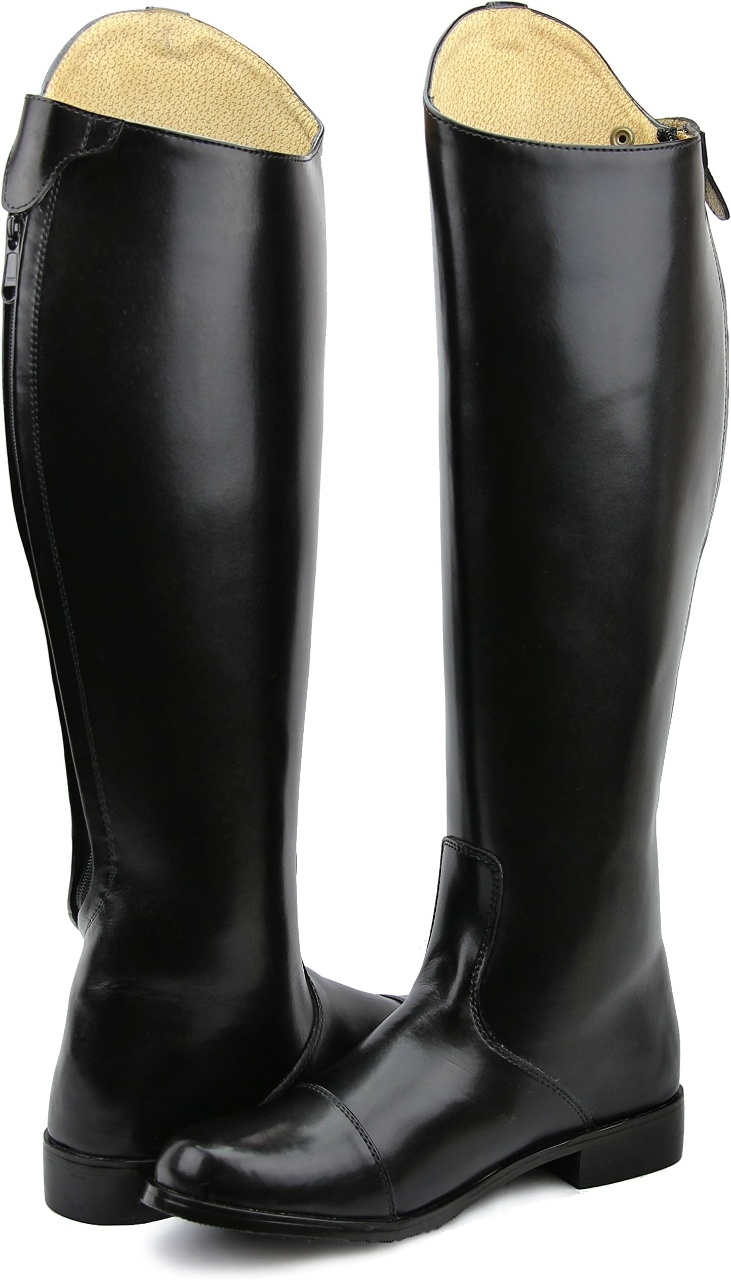 Hispar Mens Man Stirling Dress Dressage Boots with Zipper English Horse Riding