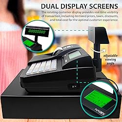 Nadex CR260 Cash Register, Steel Drawer, Fast