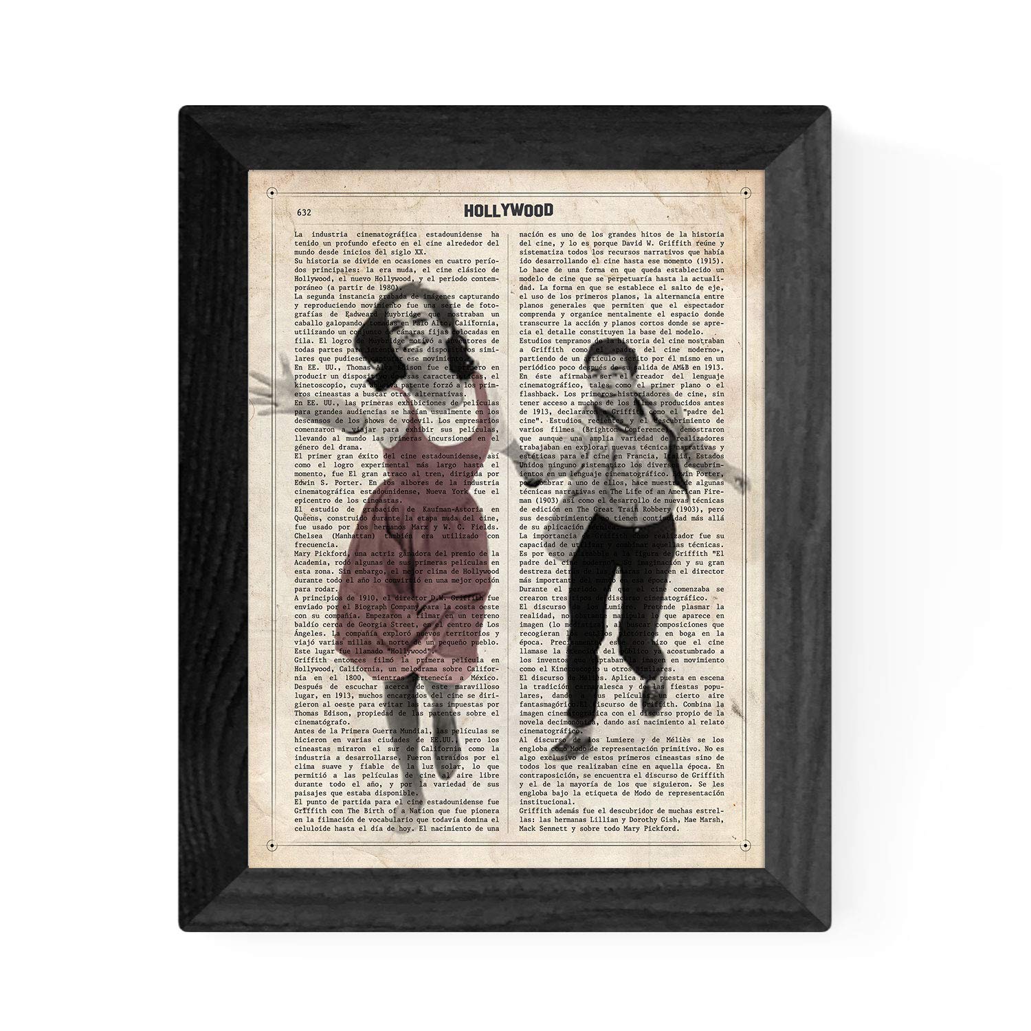 Nacnic vintage movie film West Side Story (couple) on definition of Hollywood Unframed - A4 size.