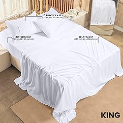 Utopia Bedding King Sheet Set – 4 Piece Bed