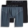 Jockey Men's Underwear RapidCool 10" Midway Brief - 2 Pack