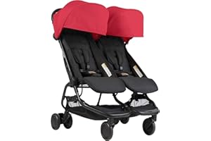 Mountain Buggy Nano Duo Buggy, Ruby