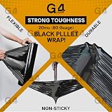 G4GADGET 2 Pack 400mm x 150m Premium Black Pallet Shrink Wrap 17µm view 5