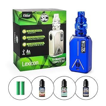 Eleaf SC Lexicon Set inkl. Ello Duro Verdampfer (6,5 ml) 5000mAh + 3 x 10 ml Dr. Fog Liquid by Premium Labs (nikotinfrei) E-Z