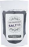Hawaiian Black Lava Finishing Salt (5oz pouch Fine Grain)