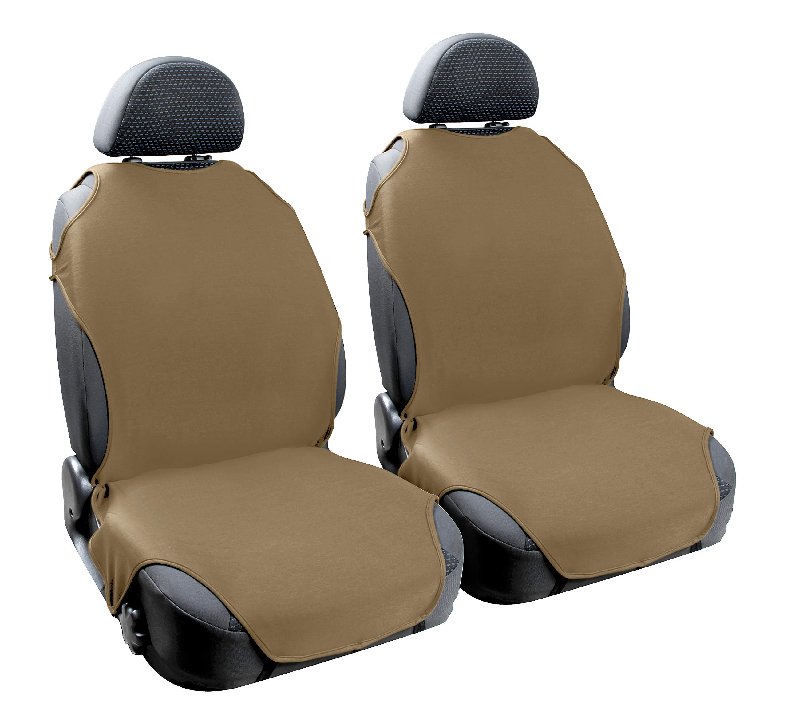 Lampa 55009 Front Seat Cover Jersey Fabric T-Shirt, Beige