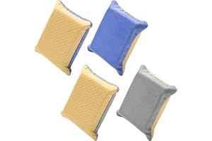 4PCS Window Defogger Sponge, Pletpet Car Windshield Defogger Sponge Reusable Yellow Mirrors Glass and Windows Defogging Sponge for Fast Defogging and Water Absorption for Windshields