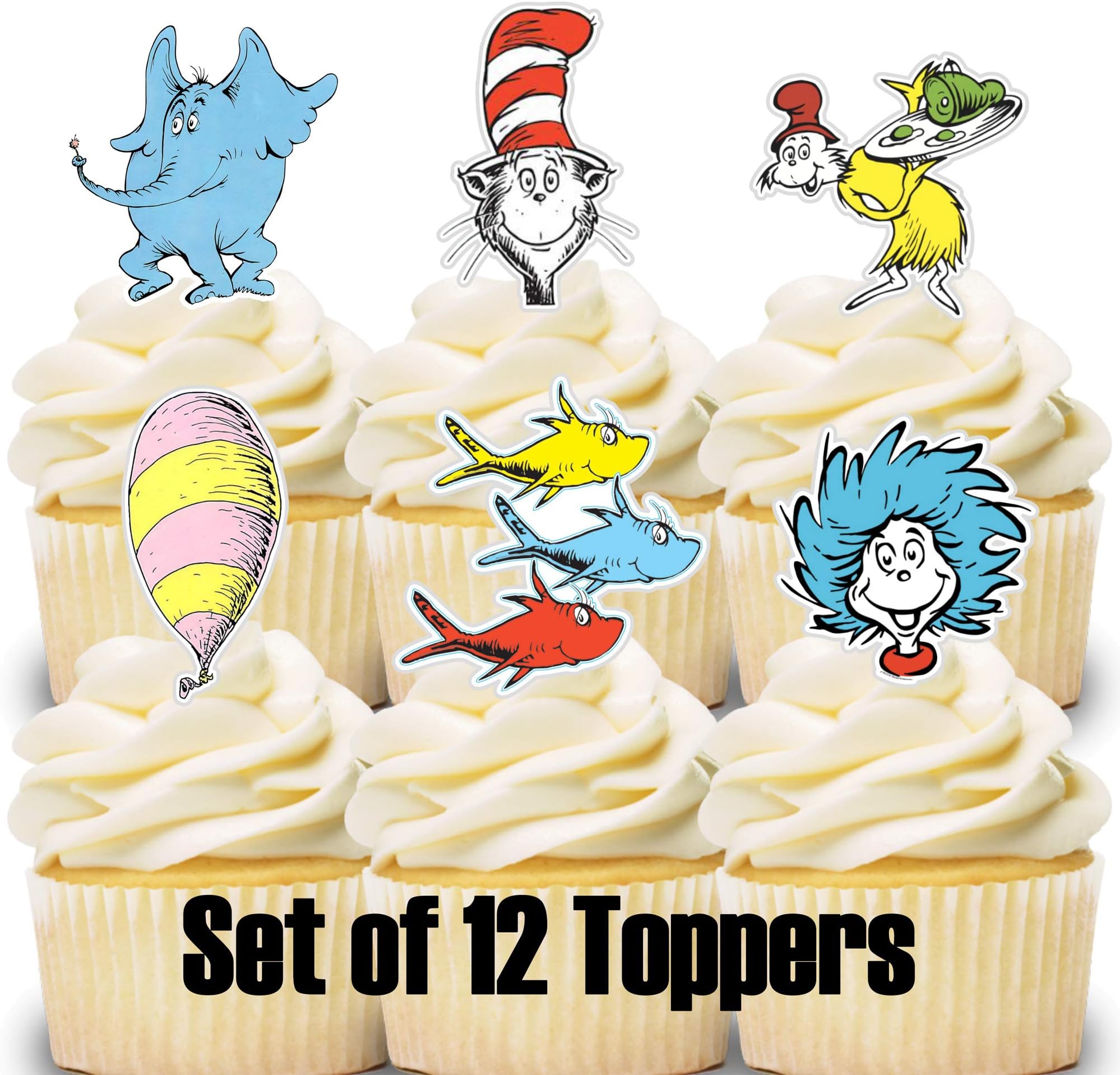 12 Cupcake Toppers Storybook