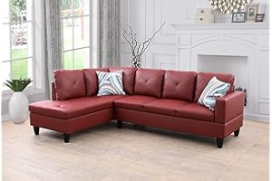 FUOROLA Manten L Shape Sectional Sofa for Living Room, Apartment, Game Room, Guest Room and Office