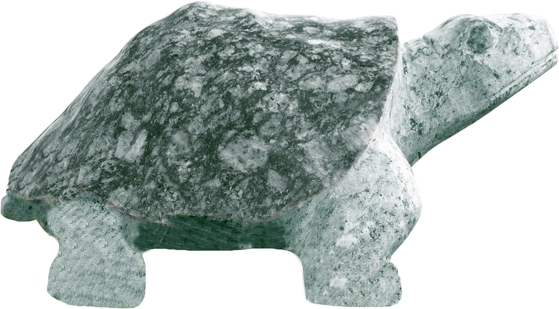 Stone Age Creations AN-TU-12 Granite Galapagos Tortoise Statue, Green, 12"