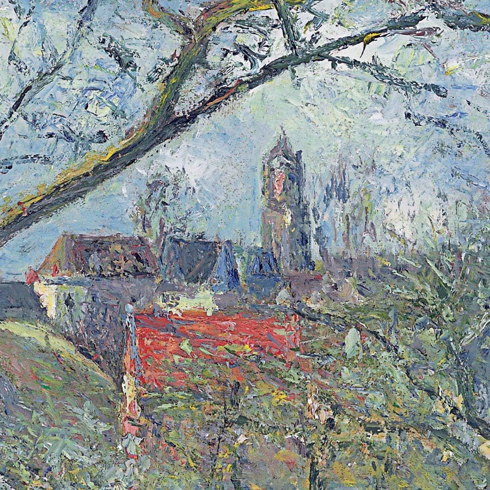 JH Lacrocon Camille Pissarro - Huerto Saint-Ouen-LAumone Invierno ...