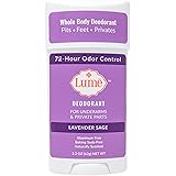 Lume Natural Deodorant - Underarms and Private Parts - Aluminum-Free, Baking Soda-Free, Hypoallergenic, and Safe For Sensitiv