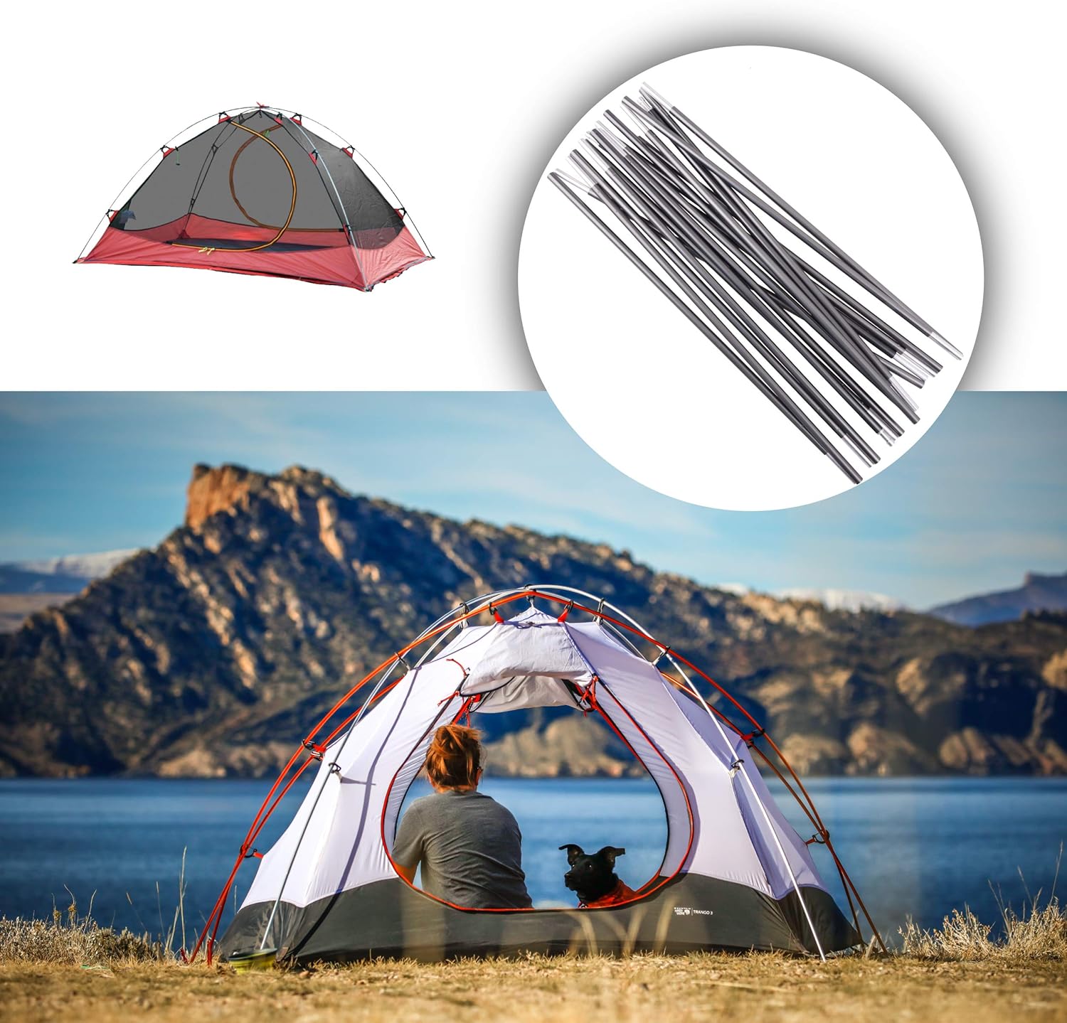 7001 Series AircraftGrade Aluminum Azarxis Aluminum Rod Tent Pole