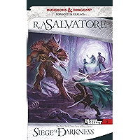 Siege of Darkness (The Legend of Drizzt Book 9) book cover Siege of Darkness (The Legend of Drizzt Book 9) book cover