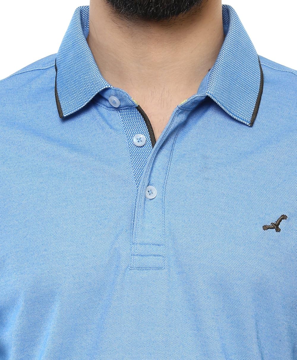 american crew men's cotton polo(blue)