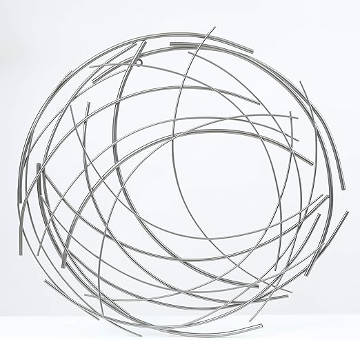 Amazon Com Winsome House Abstract Iron Sticks Round Wall Art In