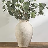 Vanselia Ceramic Flower Vase Home Decor - Large Farmhouse Table Vases Rustic Vintage Living Room Kitchen Bedroom Decorations 