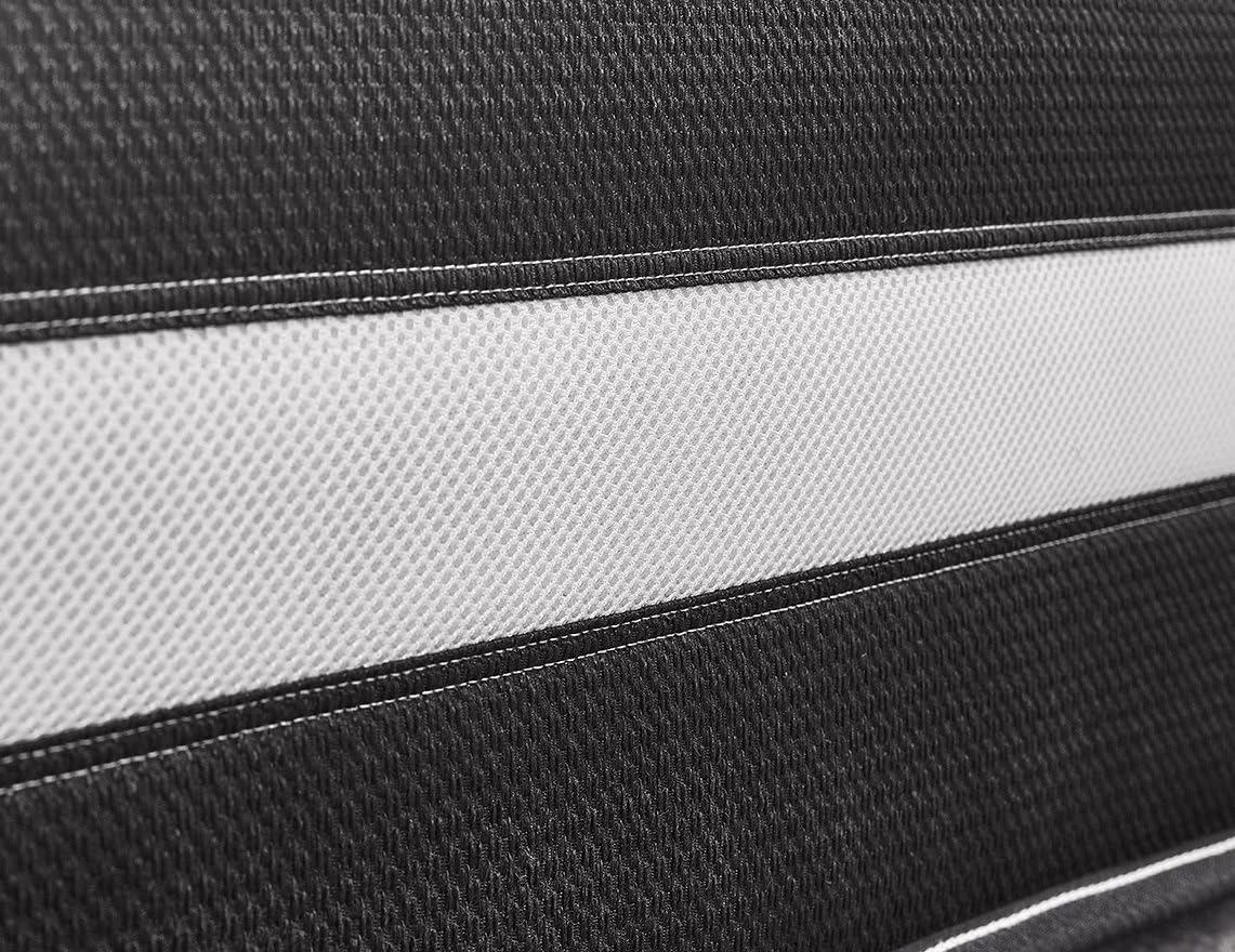 Bed Centre 3D Spring Memory Mattress for Comfort Sleep Solution 4Ft6 Double, White and Black, Double (4'6) - Image 3