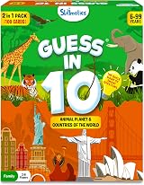 Skillmatics Guess in 10 Animals & Countries Combo Game 2-6 Players