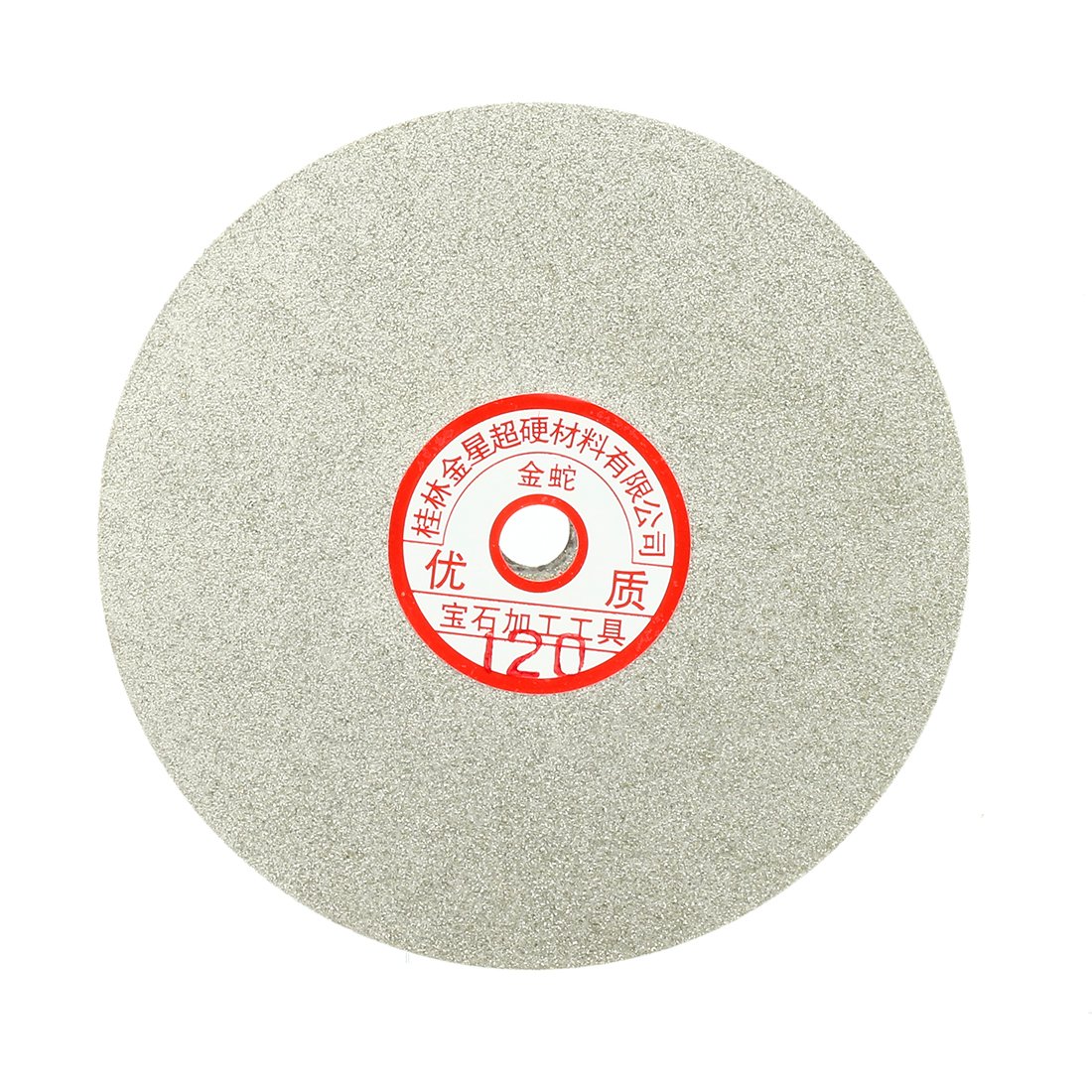 Sourcingmap 6-inch Grit 120 Diamond Coated Flat Lap Wheel Grinding Sanding Polishing Disc