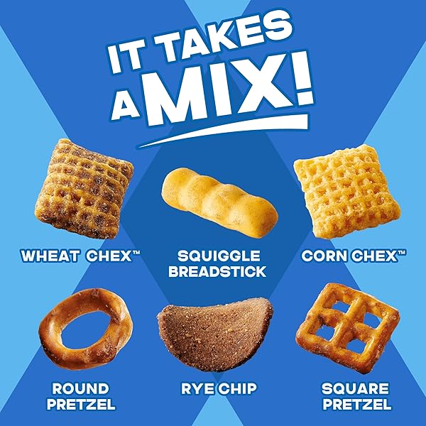 CHEX MIX TRADITIONAL ORIGINAL RECIPE SNACK MIX, SNACKS, TUB, 20 OZ