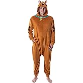 INTIMO Scooby-Doo Mens' Hooded Costume Sleep Pajama Union Suit Outfit