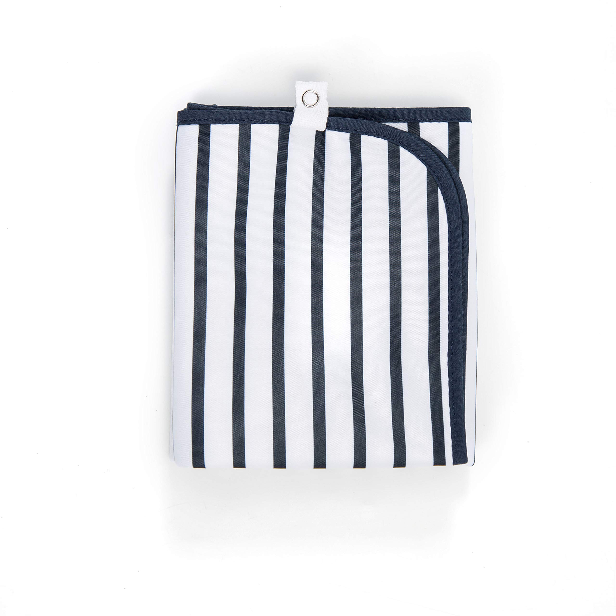 Baby-to-Love Waterproof Changing Pad Liners, Baby Boy Burp Cloth, Changing Table Pad (Blue Stripes, Bundle)