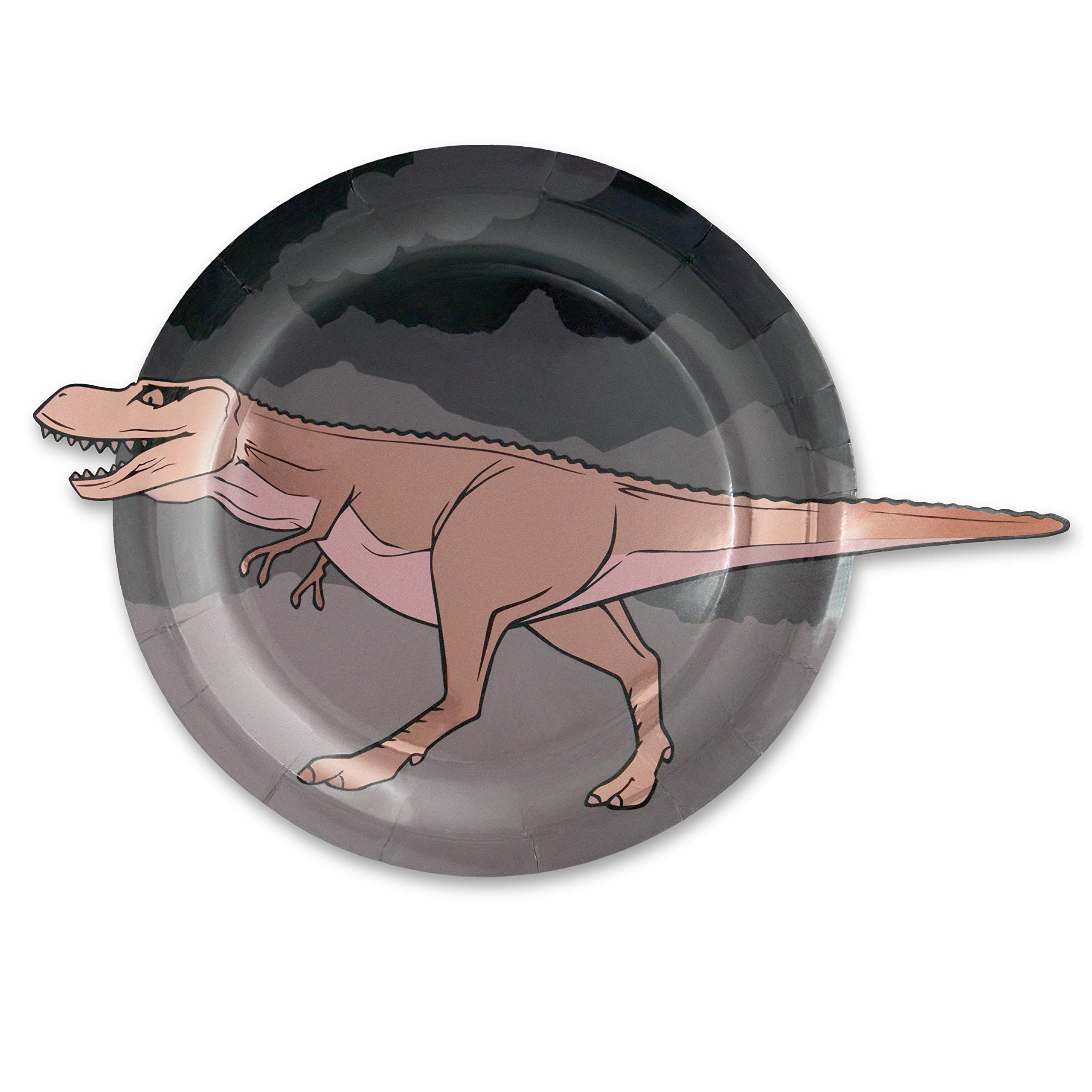 Dinosaur Shaped Paper Party Plates 8 per pack