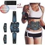 Ceinture Abdominale électrostimulation COODAY - 8 Modes, 19 Niveaux - Rechargeable, Sans Fil - Pour Renforcement Musculaire