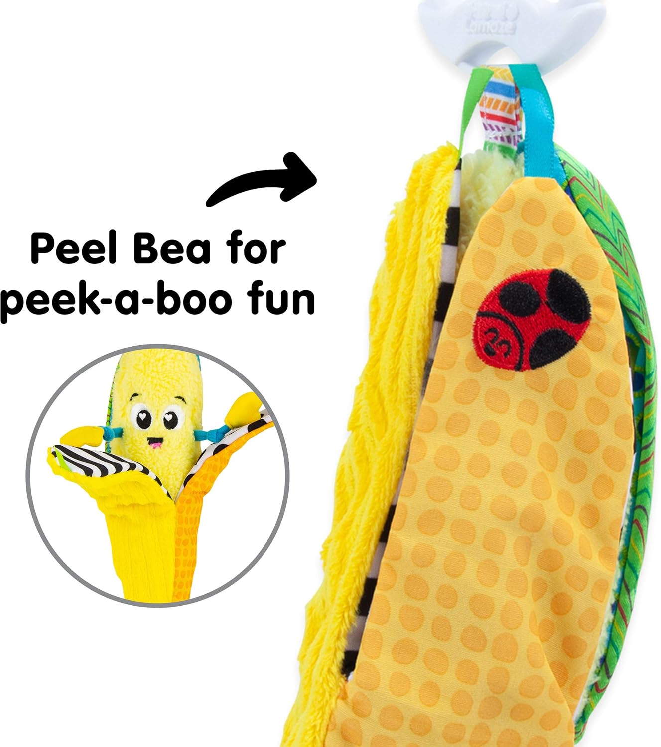 LAMAZE Bea the Banana, Clip on Pram and Pushchair Newborn Baby Toy - Image 4