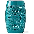 Christopher Knight Home Ruby Outdoor 12" Iron Side Table, Teal