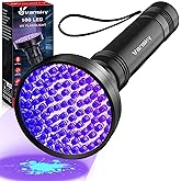 Vansky Black Light UV Flashlights, Ultra Bright 100 LED 395nm Ultraviolet Blacklight Detector for Dog Cat Pet Urine, Dry Stai