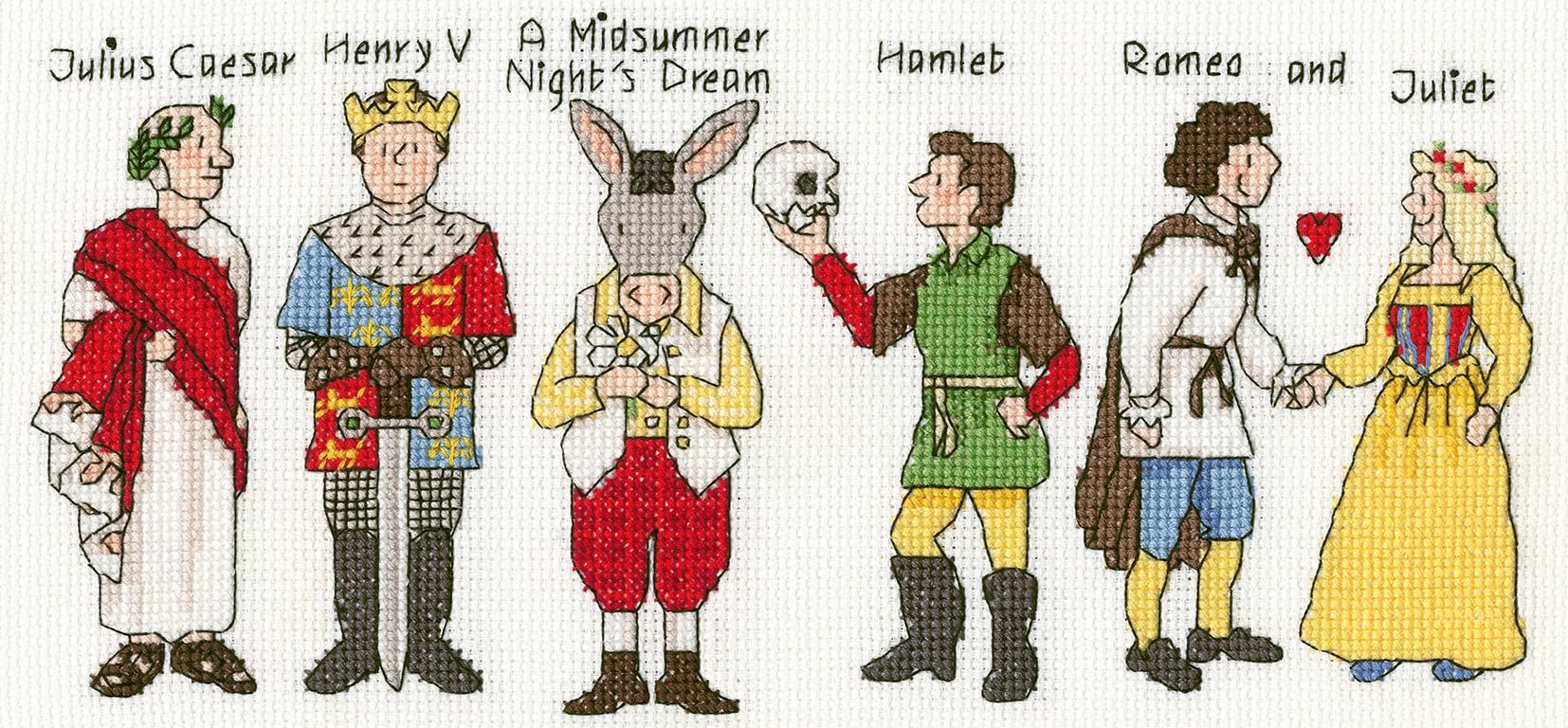 Bothy Threads - All The World's A Stage Counted Cross Stitch Kit