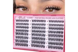 Flaunt Lash Clusters Wispy Eyelash Clusters 10-16mm DIY Cluster Lashes D Curl Natural Lashes Clusters Mink Lash Extensions wi