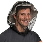 Mosquito Head Net Mesh Face Cover &ndash; Bug Face Netting Protection Against Gnats, Midges, Black Flies &ndash; Head Net for Men &amp; Women, Hunting, Fishing, Camping, Gardening &ndash; No-See-Um Insect Netting