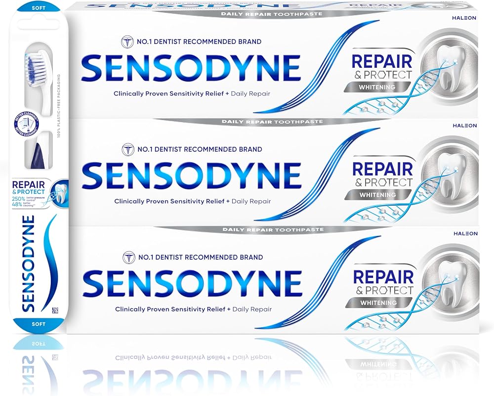 Sensodyne Repair and Protect Whitening Toothpaste Multipack 3 x 75ml +
