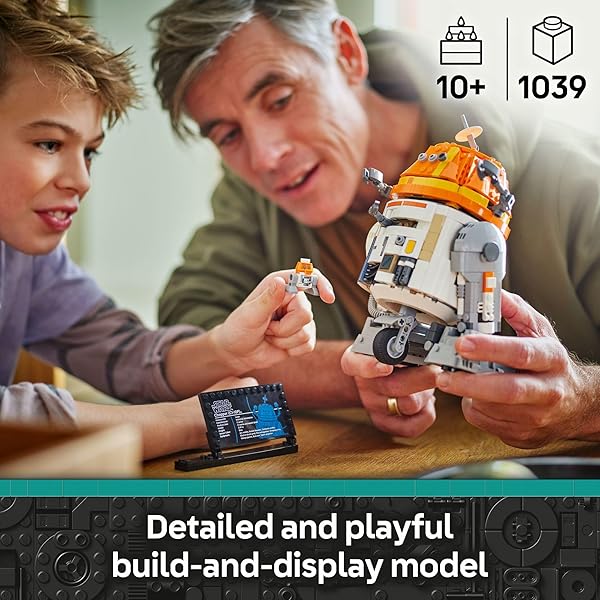 LEGO STAR WARS: AHSOKA CHOPPER (C1-10P) ASTROMECH DROID SET – BUILDING TOY FOR KIDS, AGES 10+ – MAKES A GREAT GIFT FOR BOYS AND GIRLS – MODEL KIT AND ROOM DECOR IDEA FOR SCI-FI ADVENTURE FANS – 75416