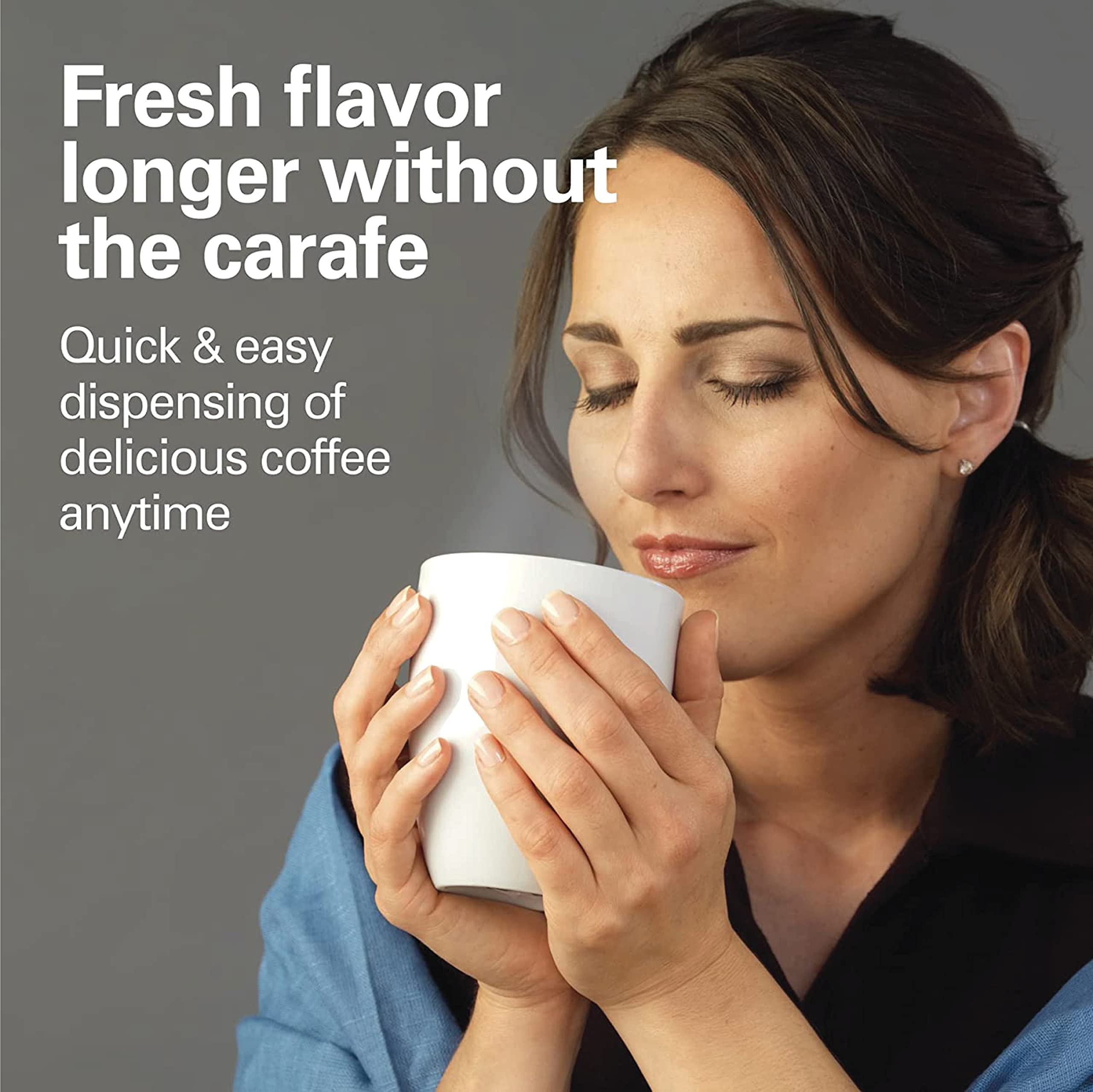 Hamilton Beach One Press Programmable Dispensing Drip Coffee Maker with