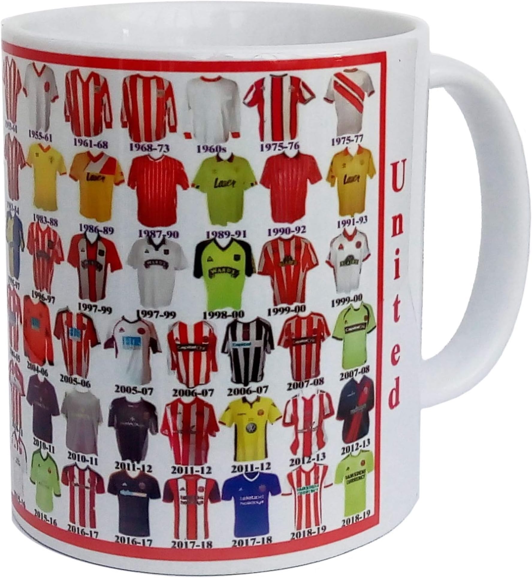 Glory Shirts Sheffield United Ceramic Shirt History Mug