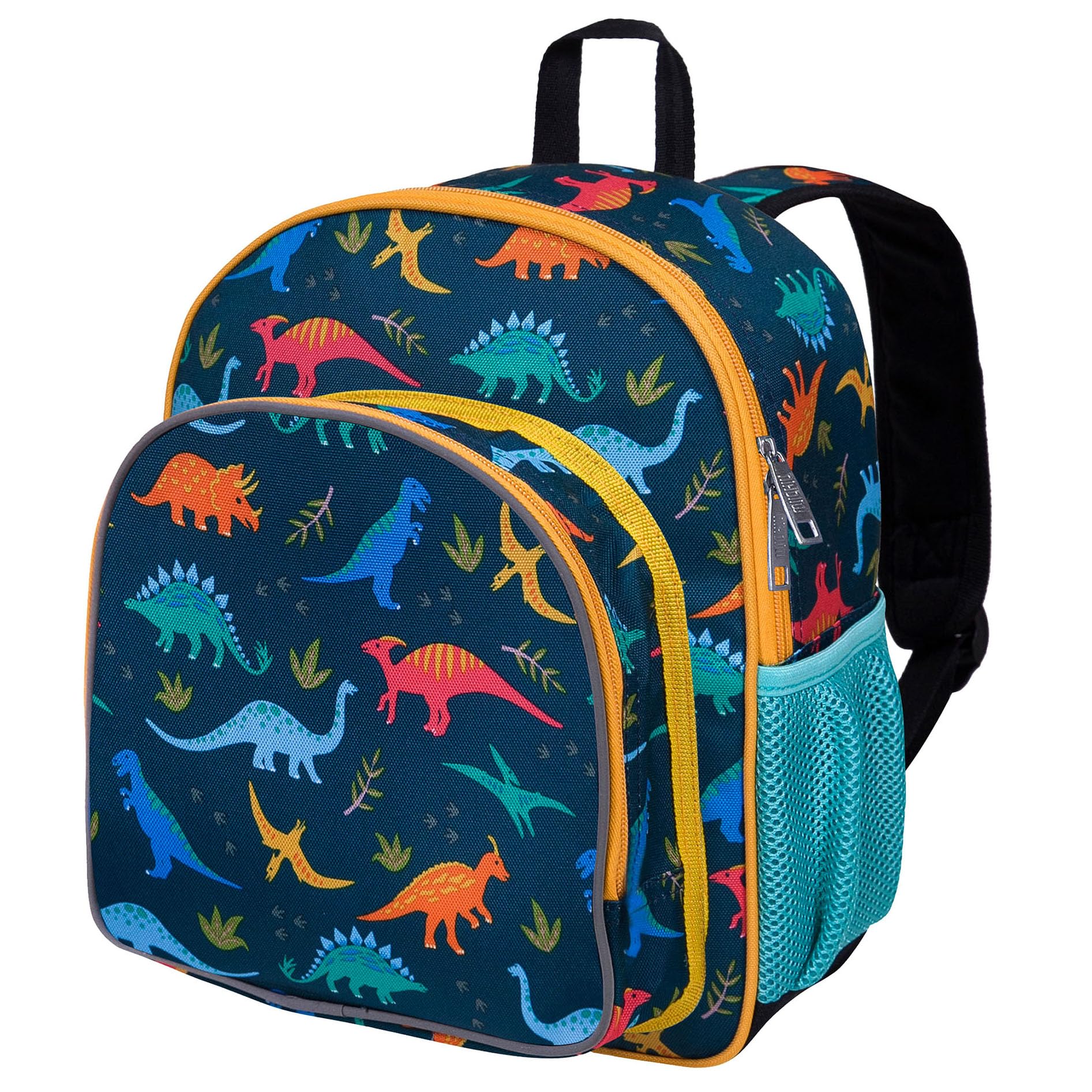 Wildkin Kids 12 Inches Backpack for Toddlers, Boys and Girls, Ideal for Daycare, Preschool & Kindergarten, Perfect Size for School and Travel, Mom's Choice Award Winner, Olive Kids(Jurassic Dinosaurs)