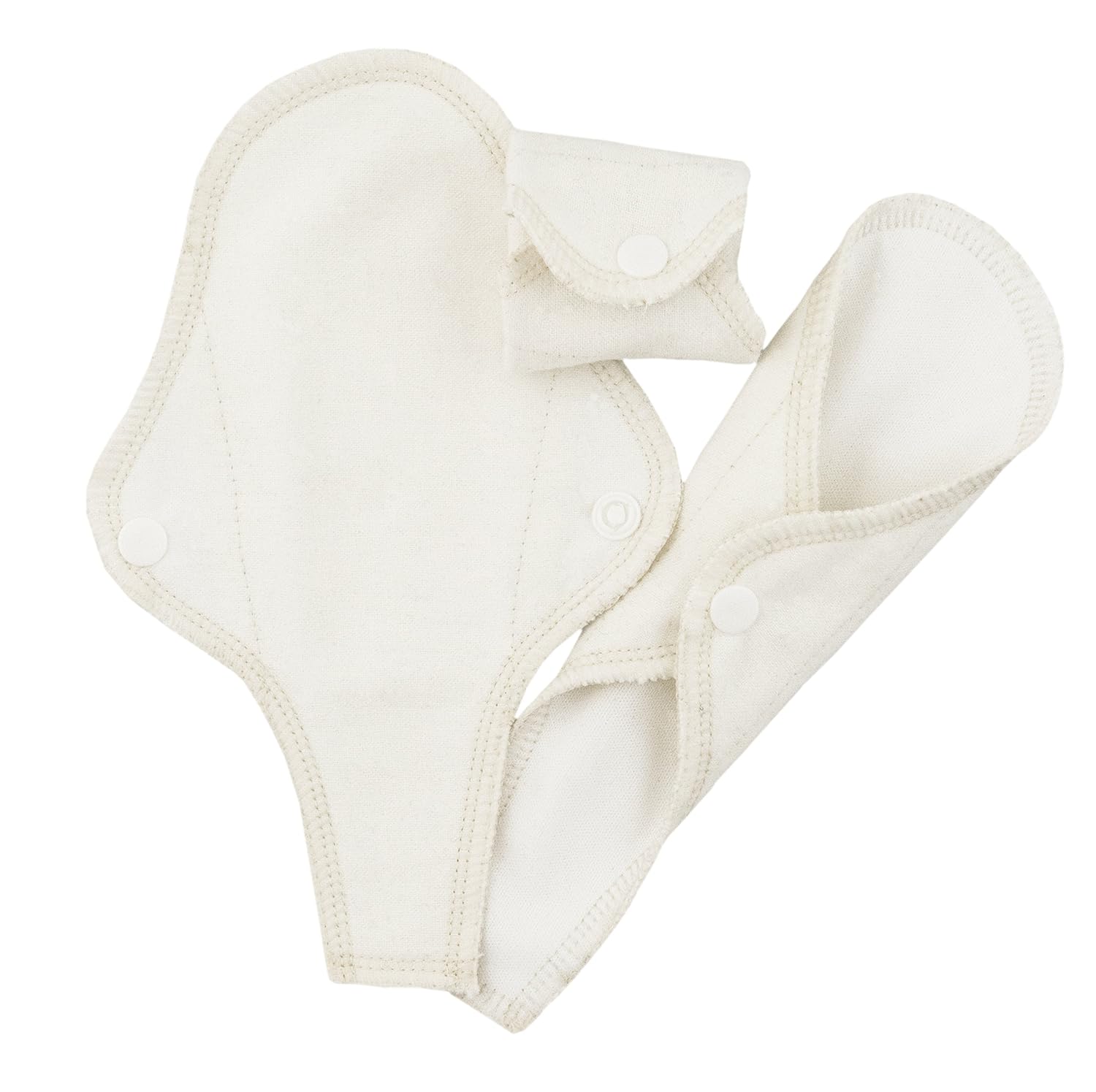 ImseVimse Washable Panty Liners Set of 3, cream, Slipeinlagen Tanga