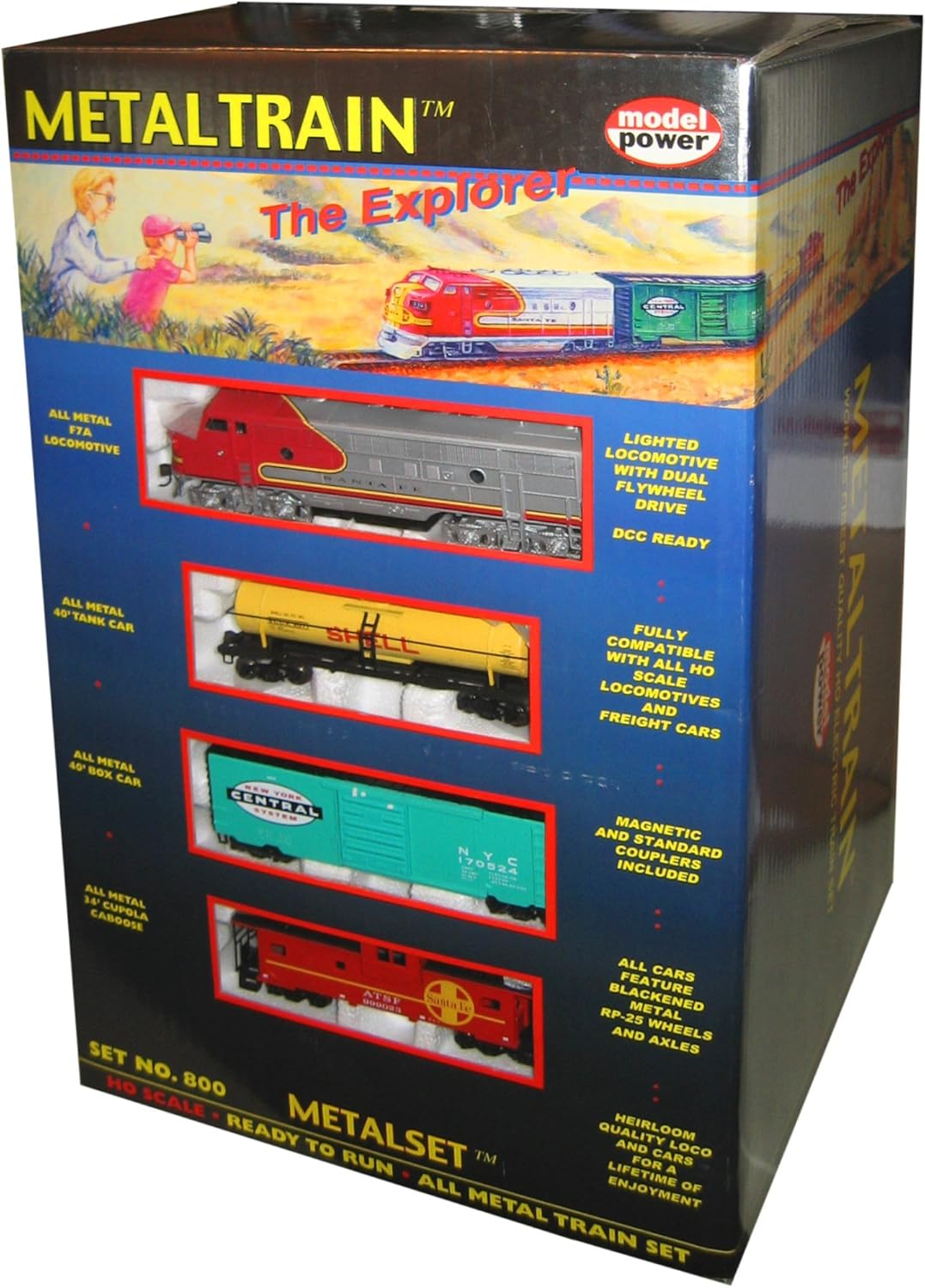 model power metal train