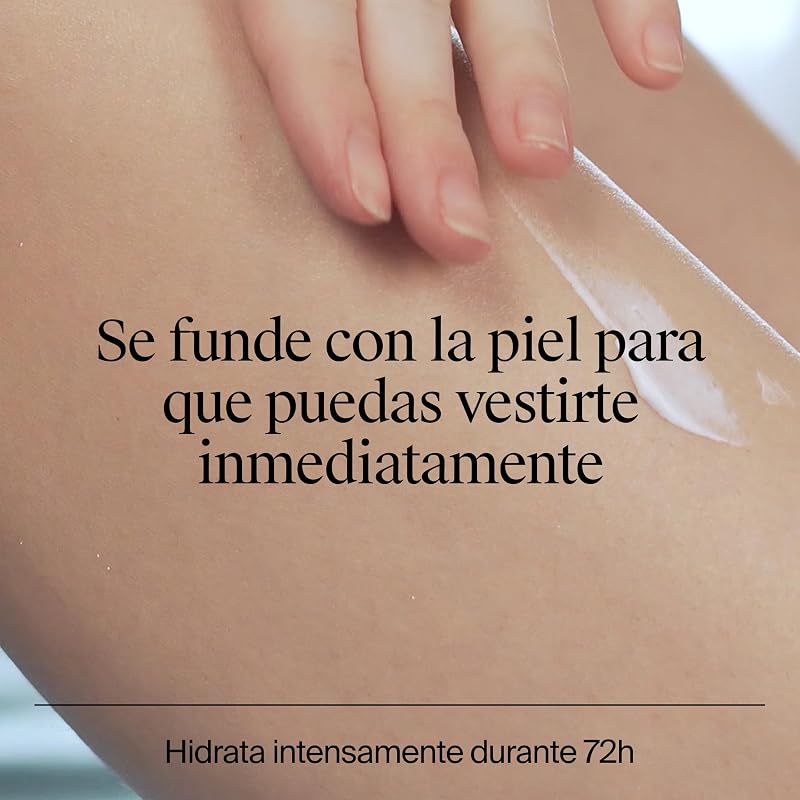 Fórmula Noruega Hidratación Profunda Loción corporal de Absorción Inmediata Enriquecida con Aceite de Almendras (400 ml), crema hidratante con tecnología Pro-Ceramida