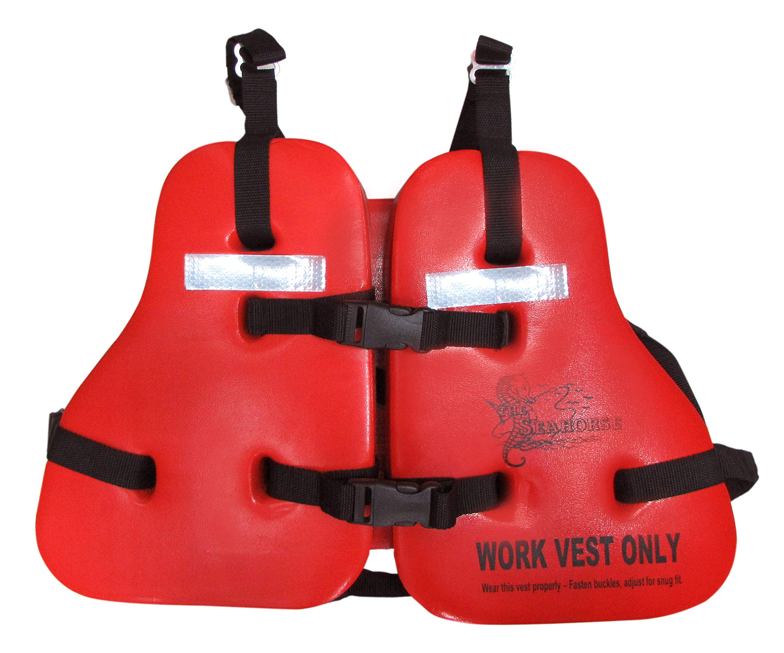 AAA Safe Life Jacket, Polyester, PVC Foam, High Visibility Reflecting Tape, Red