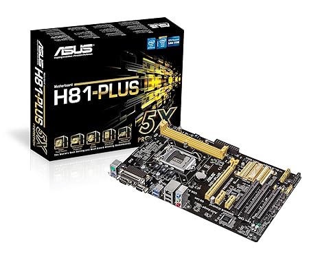 Amazon.in: Buy Asus H81-PLUS Motherboard (Socket 1150, Intel H81, DDR3 ...