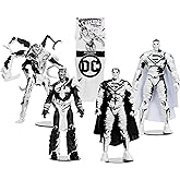 BANDAI UK LTD | DC Multiverse Ghost Of Krypton 7 Inch Action Figure 4-Pack - Superman Comics Sketch Edition Gold Label