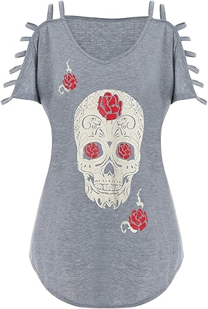plus size skull clothing